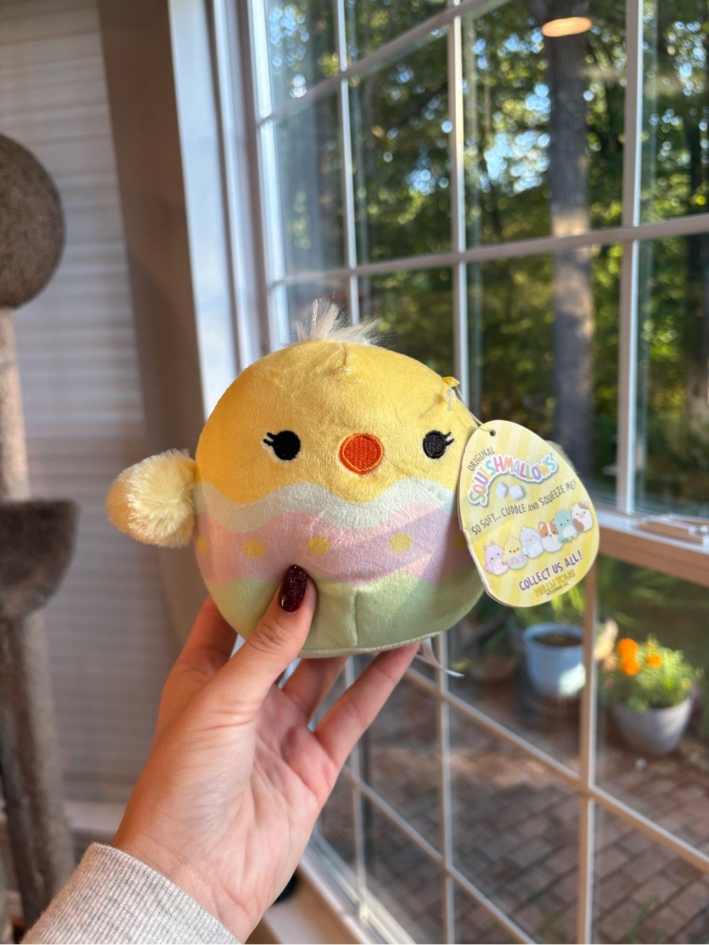 Aimee the yellow chick squishmallow Easter edition NWT 5in OG